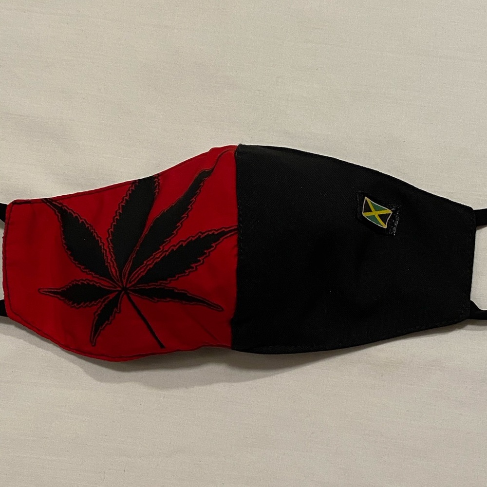 Masks... Jamaica 🇯🇲 Marijuana 🌱